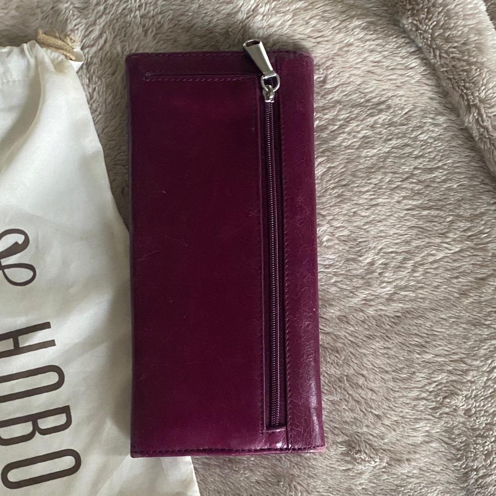 HOBO Rich Purple Leather Wallet - Picture 3 of 3